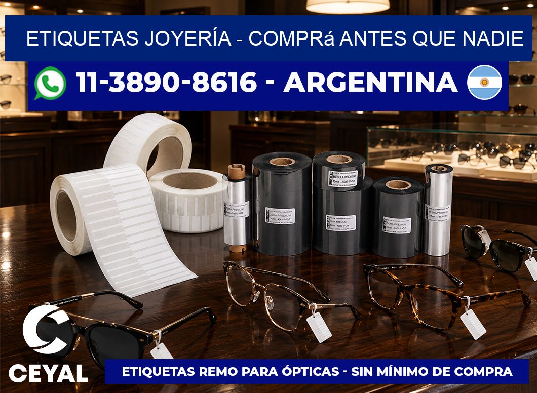 ETIQUETAS JOYERÍA - Comprá antes que nadie