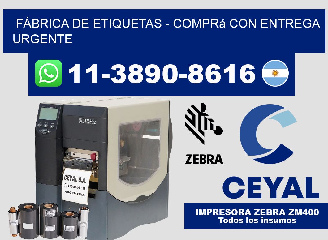 FÁBRICA DE ETIQUETAS - Comprá con entrega urgente