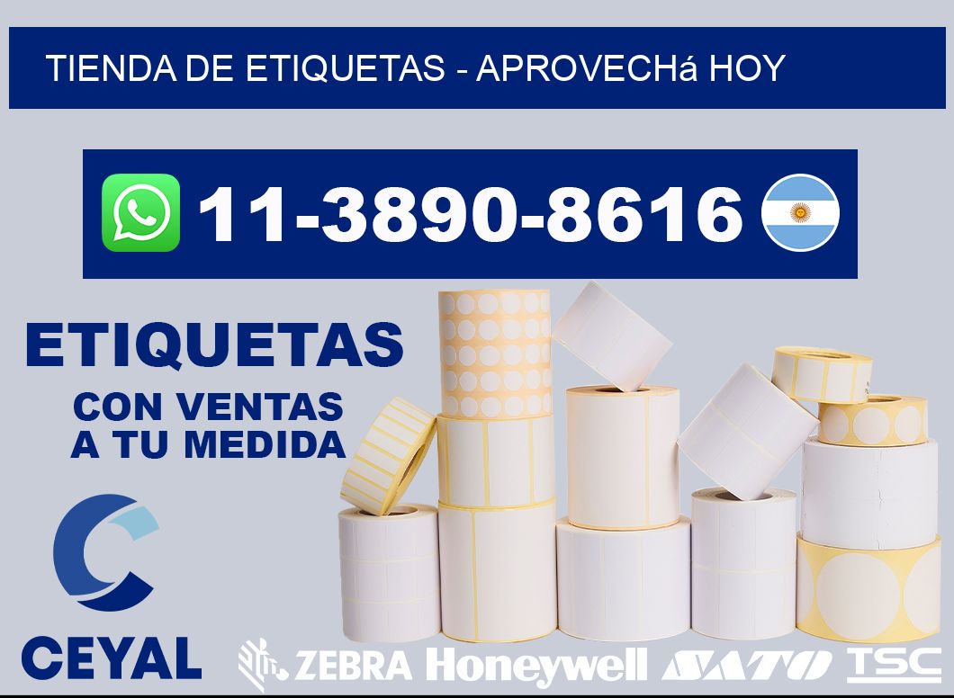TIENDA DE ETIQUETAS - Aprovechá hoy