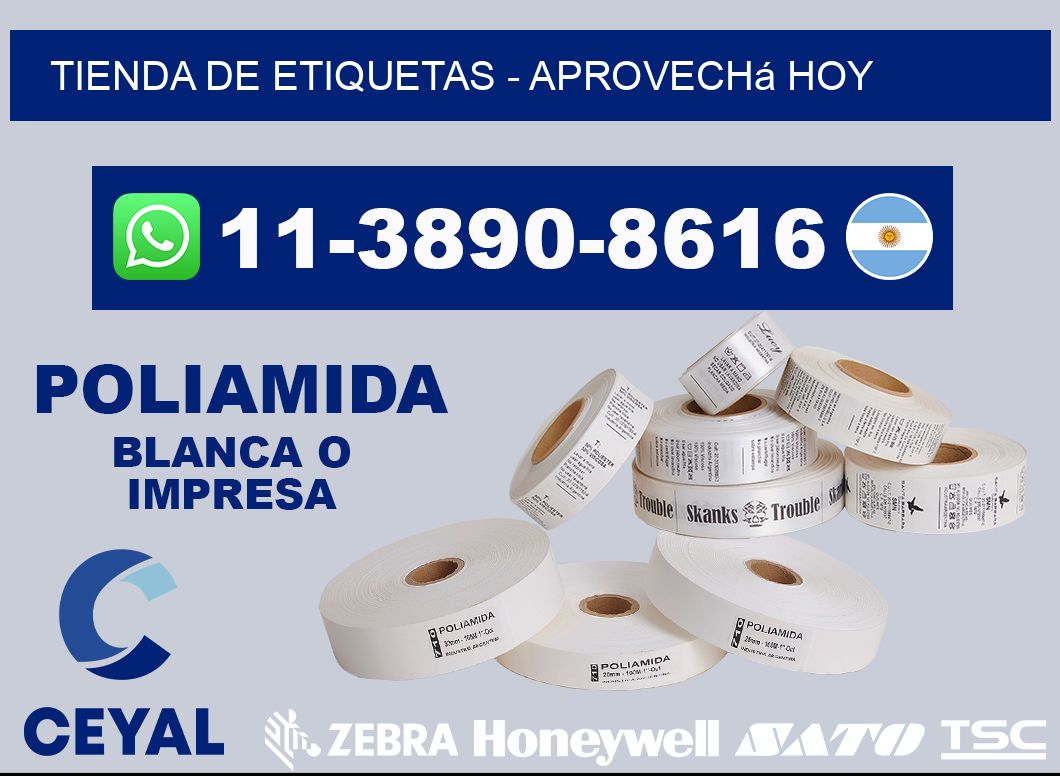 TIENDA DE ETIQUETAS - Aprovechá hoy