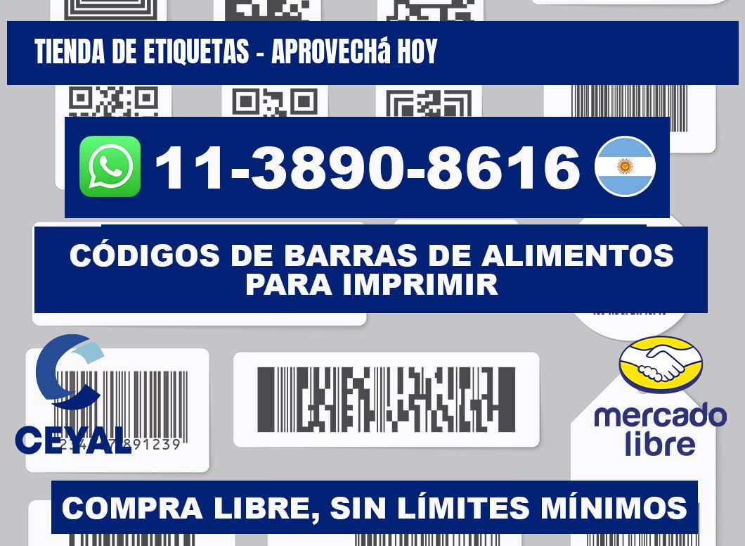 TIENDA DE ETIQUETAS - Aprovechá hoy