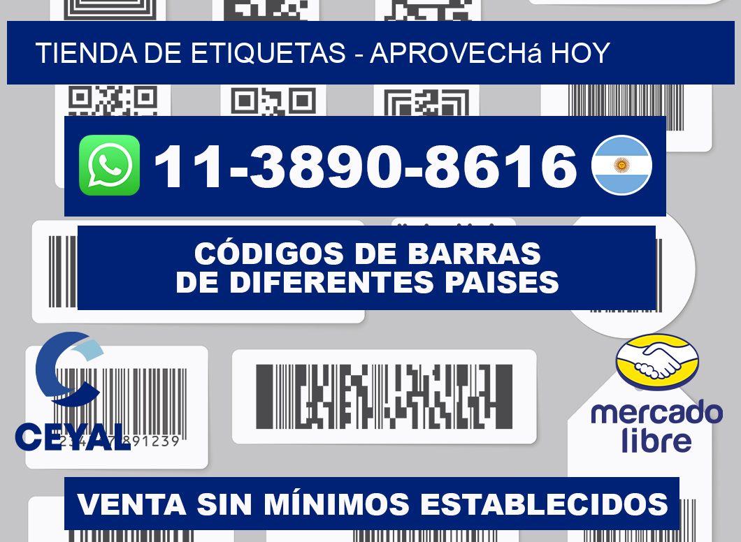 TIENDA DE ETIQUETAS - Aprovechá hoy