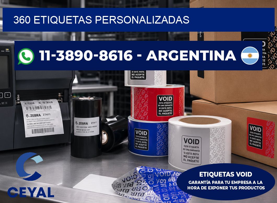 360 ETIQUETAS PERSONALIZADAS