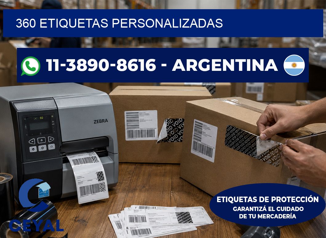 360 ETIQUETAS PERSONALIZADAS
