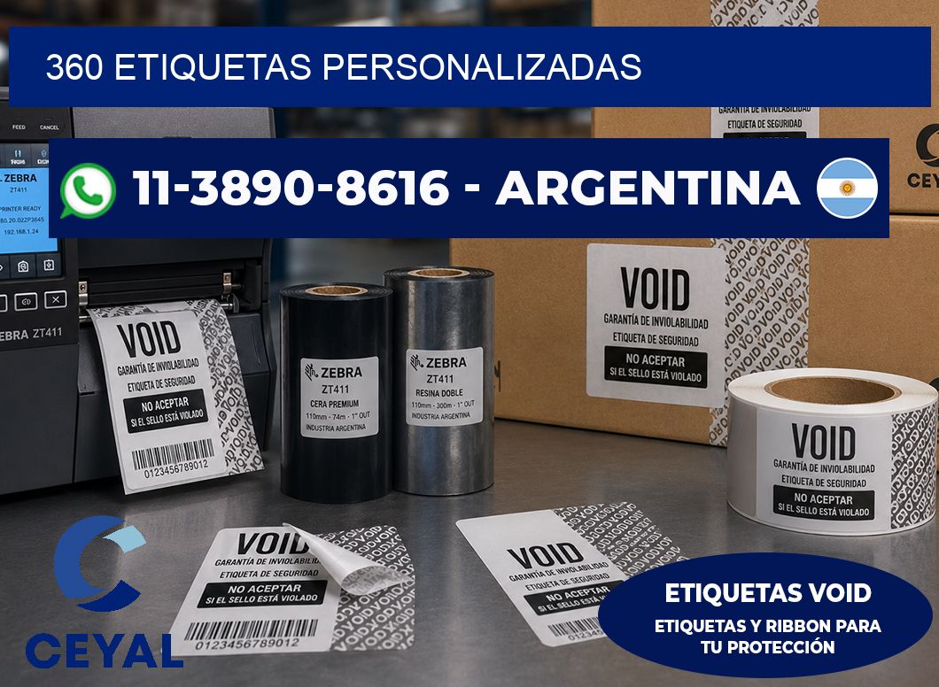 360 ETIQUETAS PERSONALIZADAS