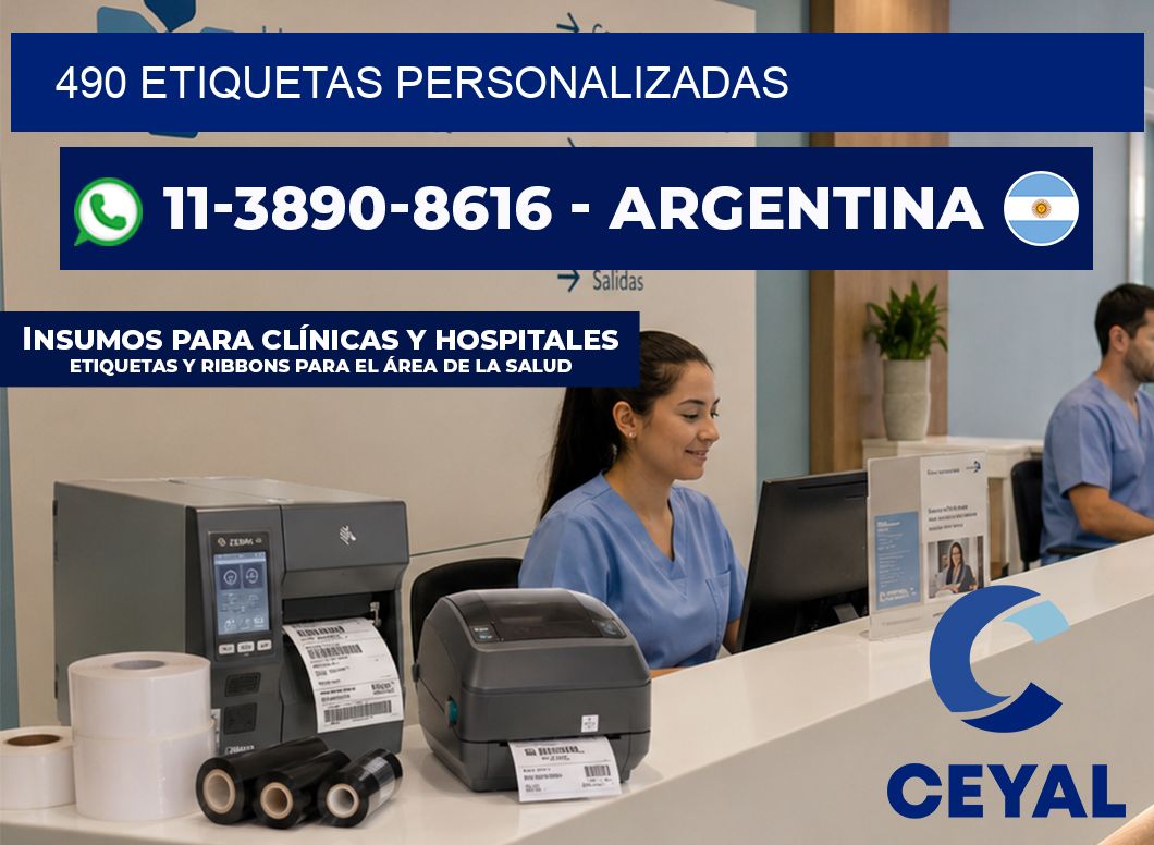490 ETIQUETAS PERSONALIZADAS