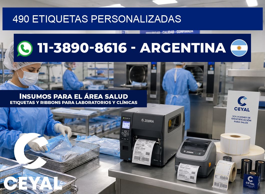 490 ETIQUETAS PERSONALIZADAS