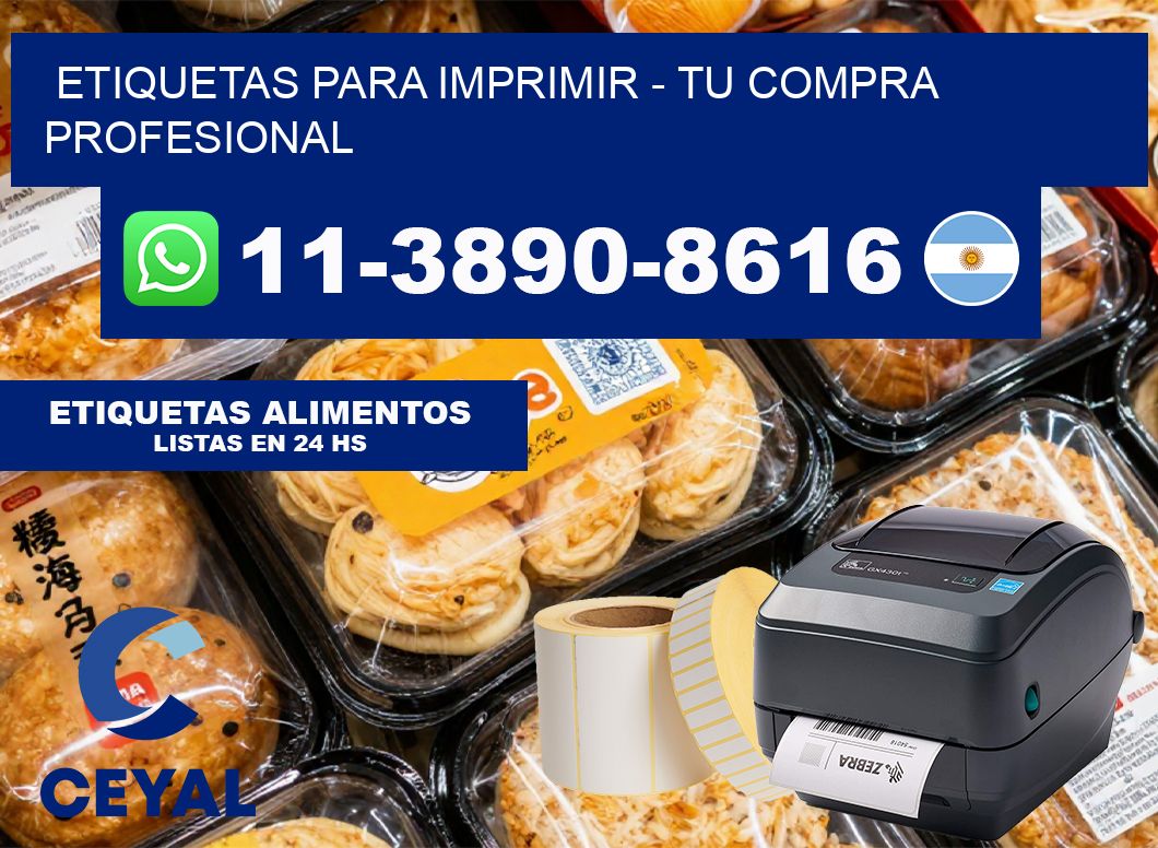 ETIQUETAS PARA IMPRIMIR – Tu compra profesional