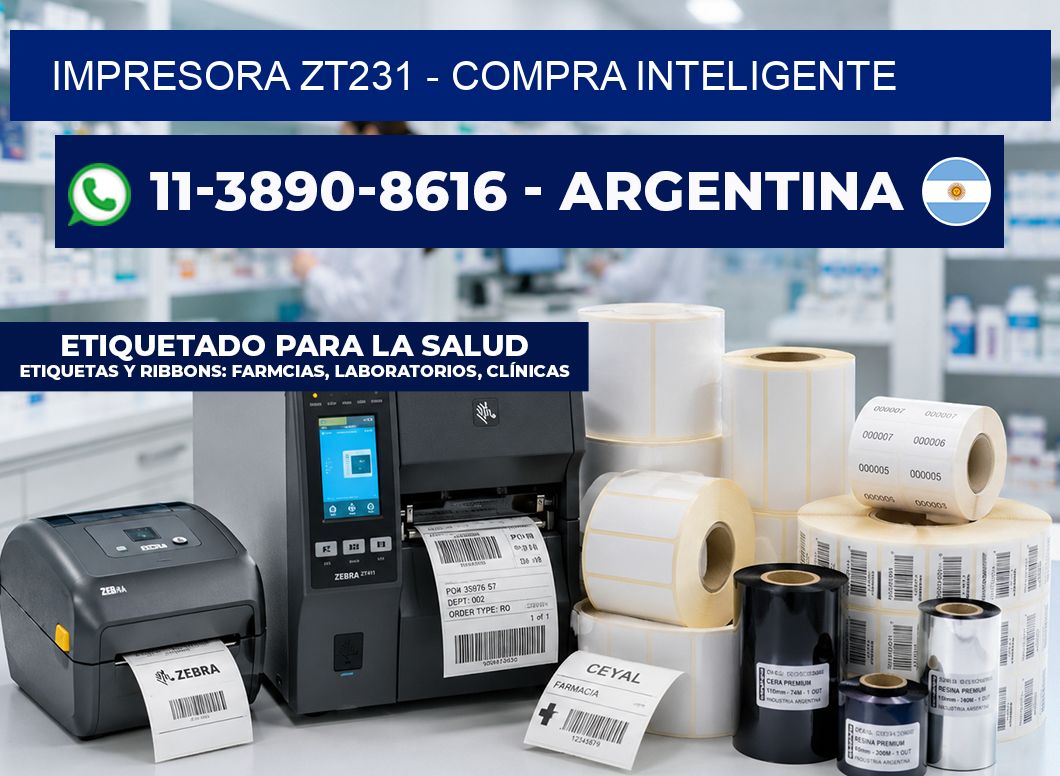 IMPRESORA ZT231 - Compra inteligente