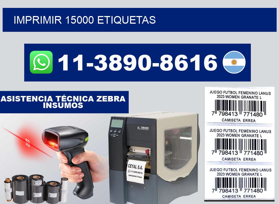 IMPRIMIR 15000 ETIQUETAS