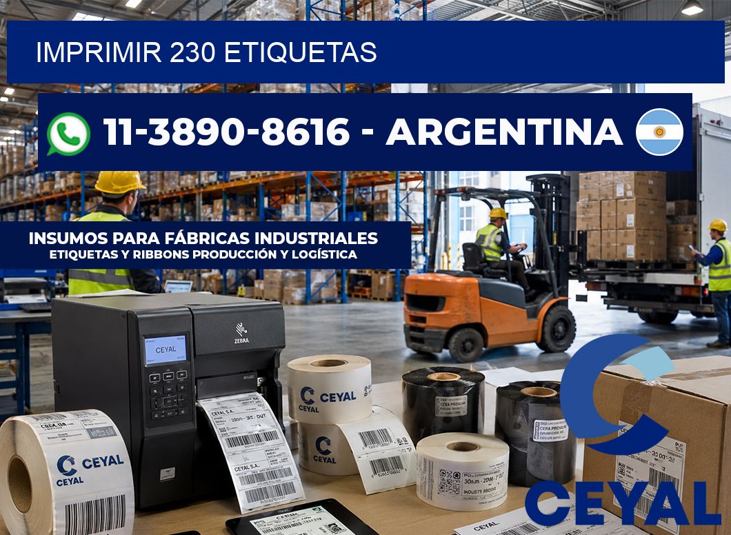 IMPRIMIR 230 ETIQUETAS