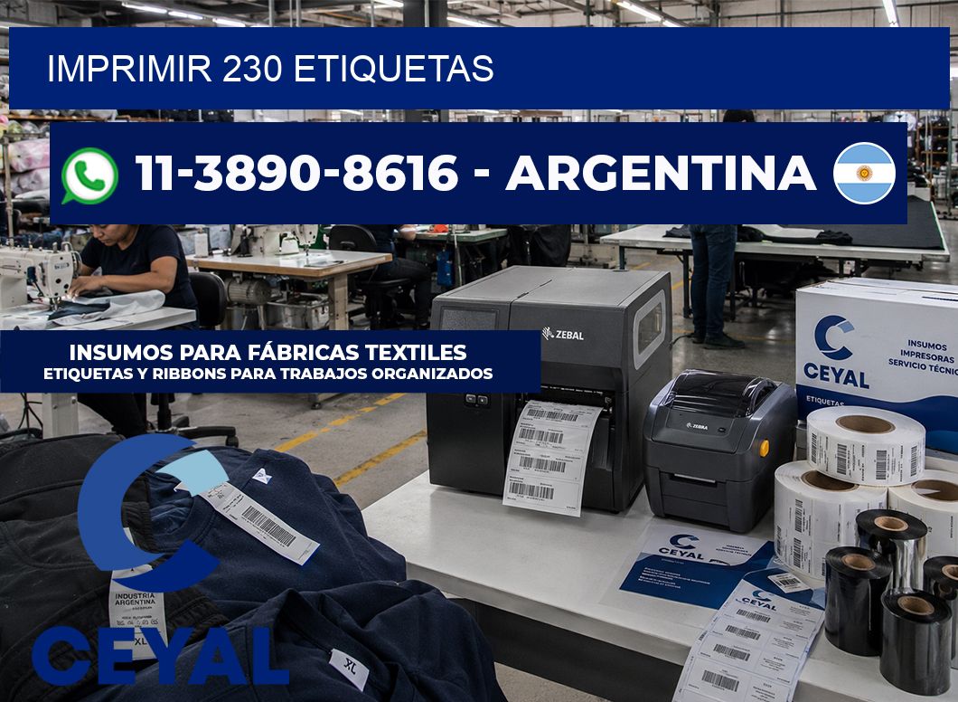 IMPRIMIR 230 ETIQUETAS