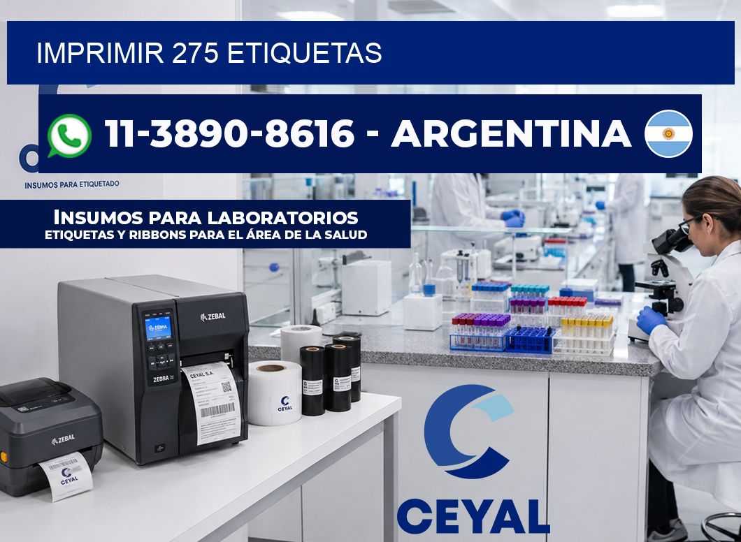IMPRIMIR 275 ETIQUETAS