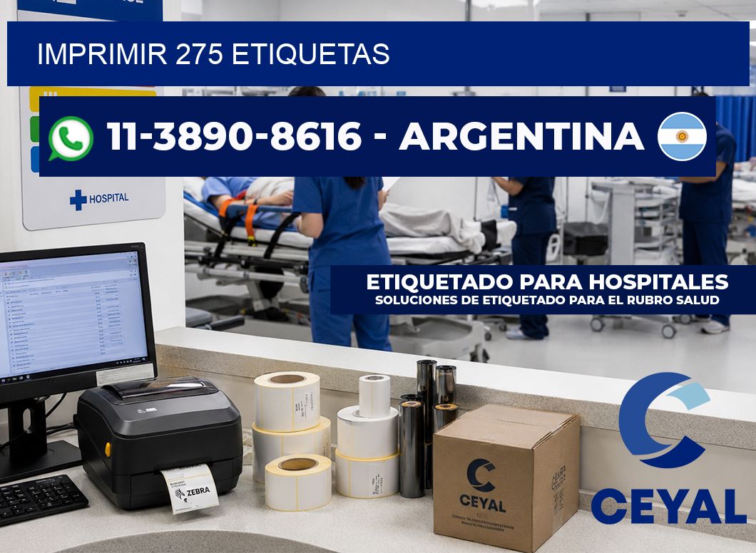 IMPRIMIR 275 ETIQUETAS