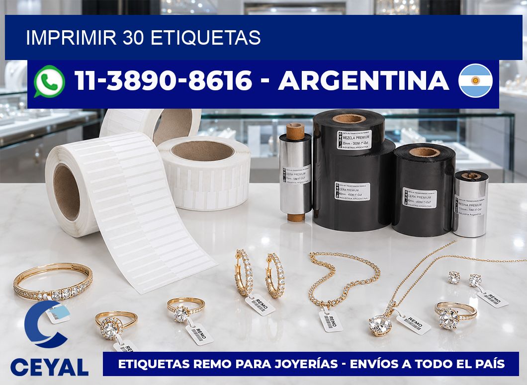 IMPRIMIR 30 ETIQUETAS
