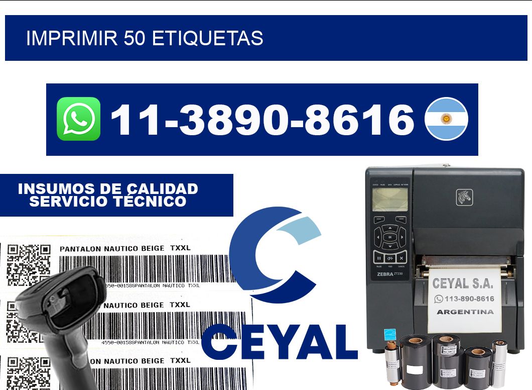 IMPRIMIR 50 ETIQUETAS