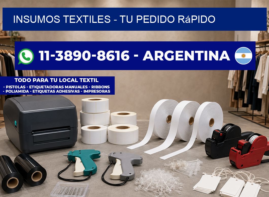 INSUMOS TEXTILES - Tu pedido rápido