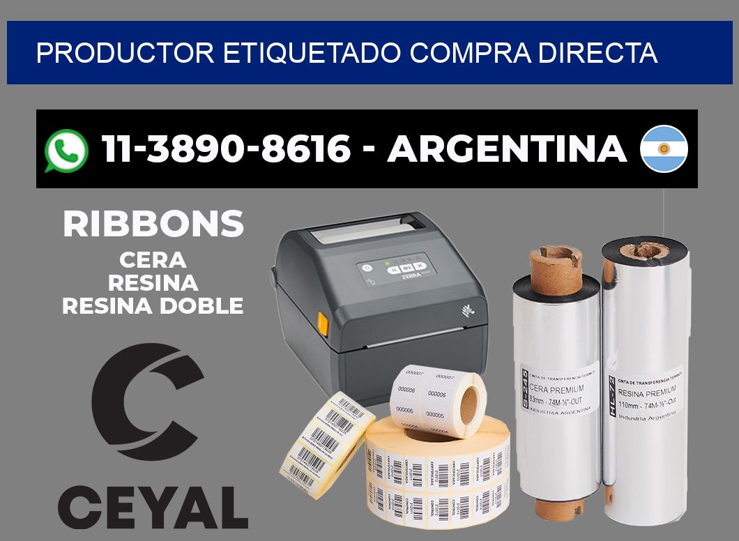 PRODUCTOR ETIQUETADO Compra directa