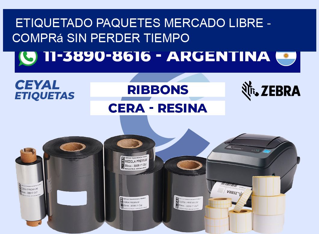 etiquetado paquetes mercado libre - Comprá sin perder tiempo