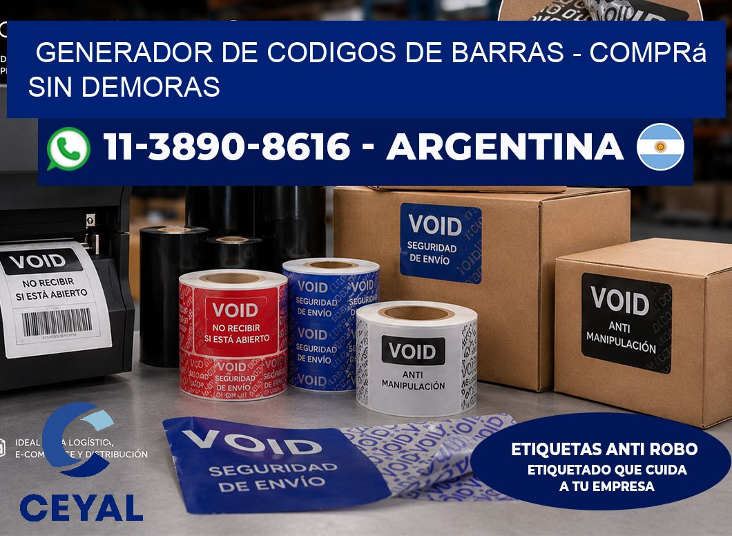 generador de codigos de barras – Comprá sin demoras