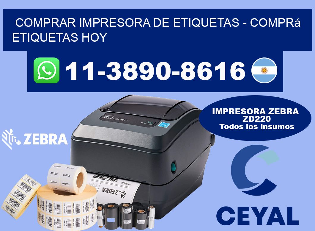 COMPRAR IMPRESORA DE ETIQUETAS - Comprá etiquetas hoy