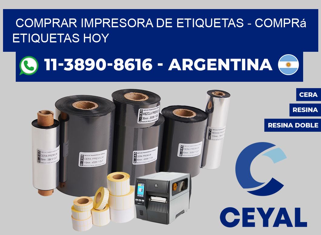 COMPRAR IMPRESORA DE ETIQUETAS - Comprá etiquetas hoy