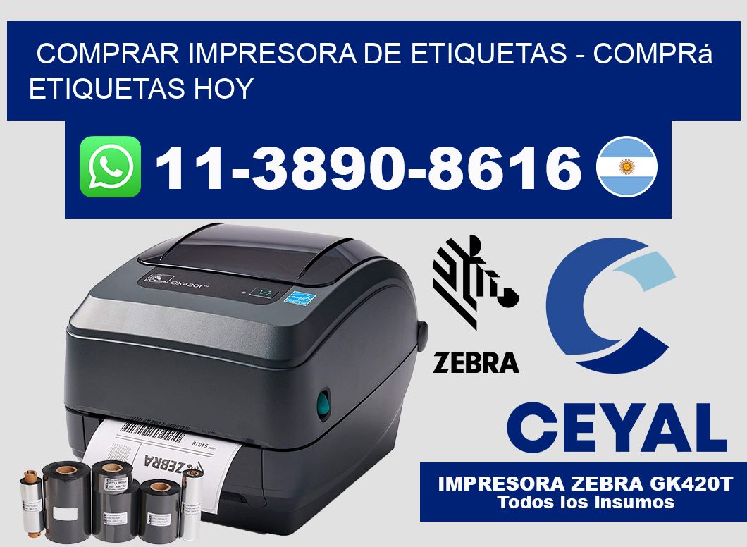 COMPRAR IMPRESORA DE ETIQUETAS - Comprá etiquetas hoy