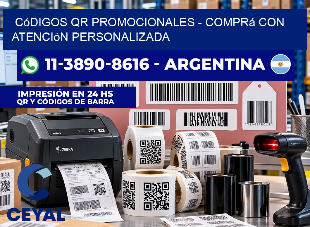 Códigos QR Promocionales – Comprá con atención personalizada