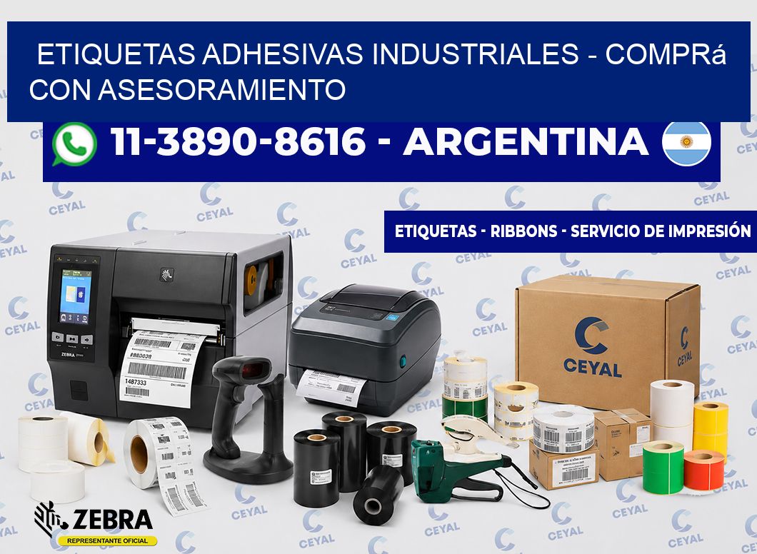 ETIQUETAS ADHESIVAS INDUSTRIALES - Comprá con asesoramiento
