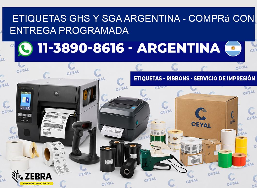 ETIQUETAS GHS Y SGA ARGENTINA - Comprá con entrega programada