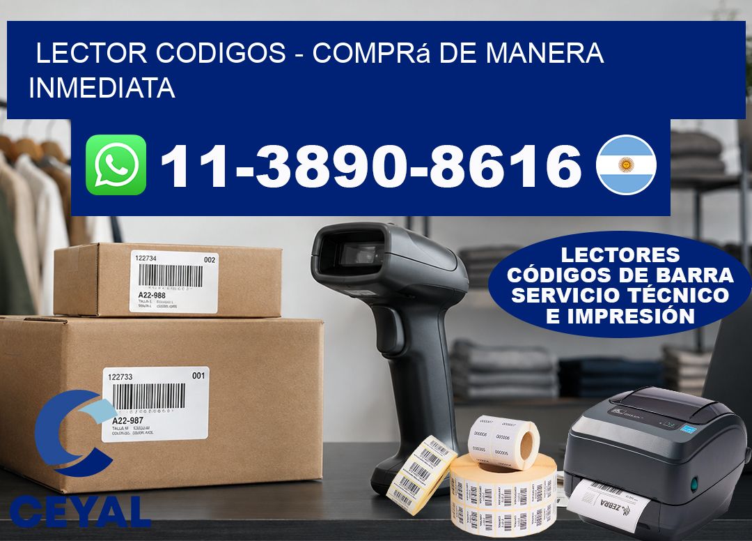 LECTOR CODIGOS - Comprá de manera inmediata