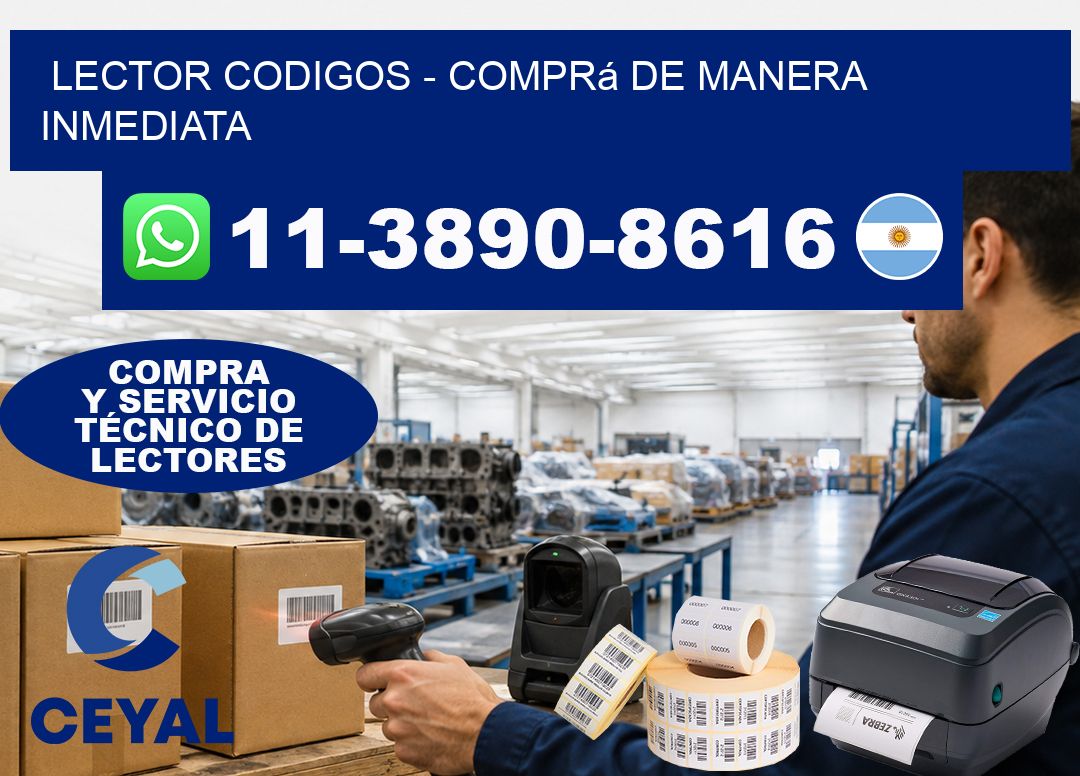 LECTOR CODIGOS - Comprá de manera inmediata