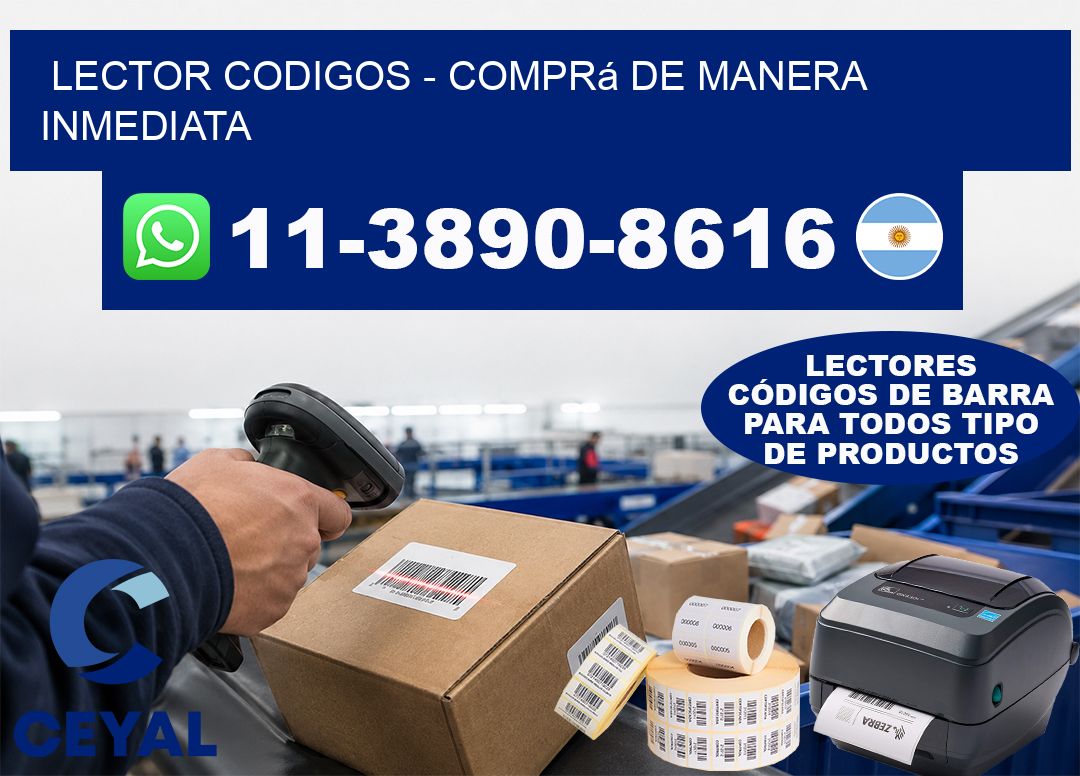 LECTOR CODIGOS - Comprá de manera inmediata