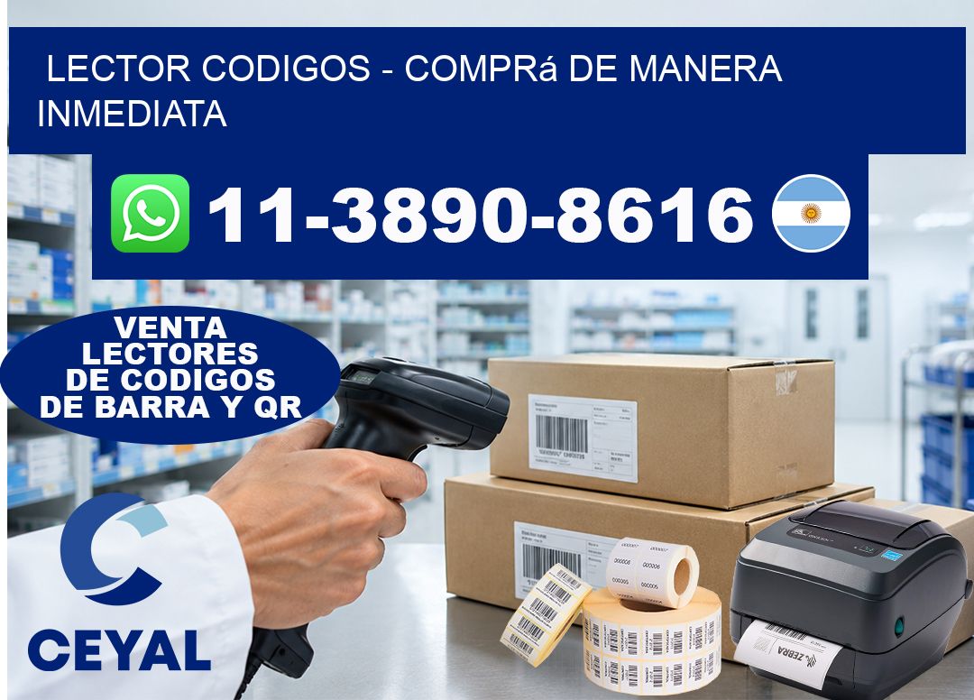 LECTOR CODIGOS - Comprá de manera inmediata