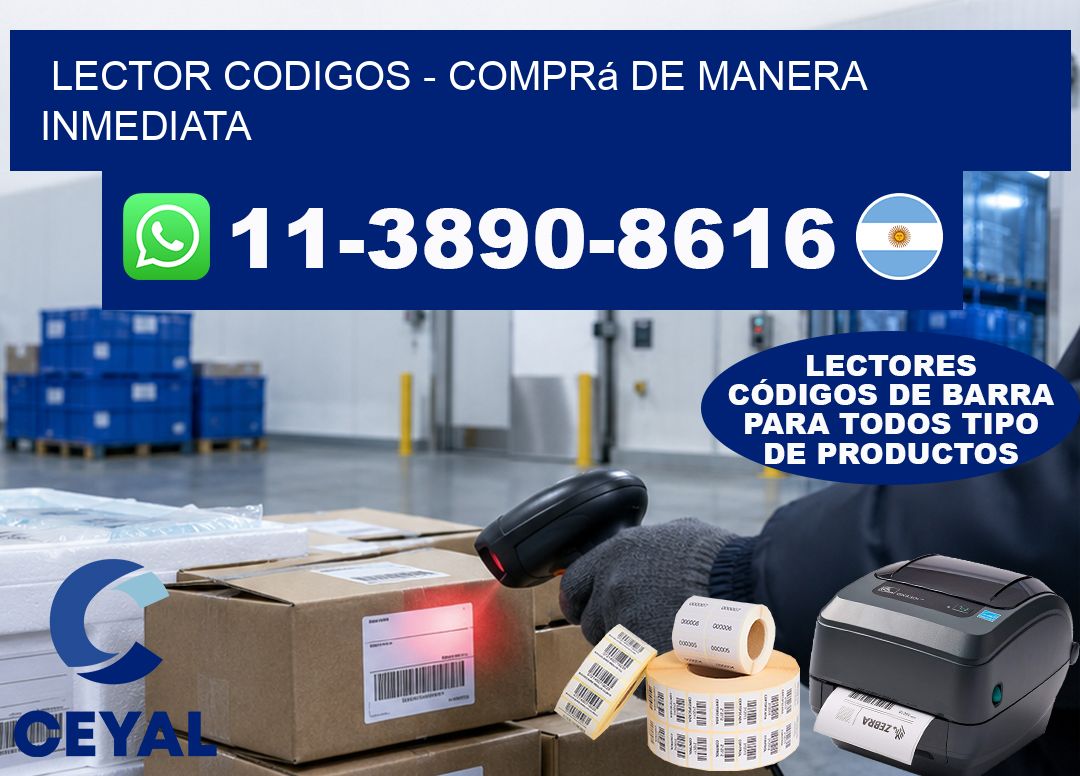 LECTOR CODIGOS – Comprá de manera inmediata