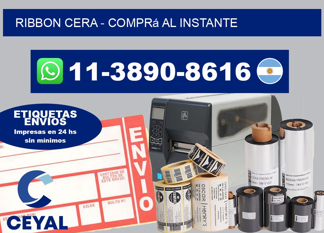 Ribbon cera - Comprá al instante