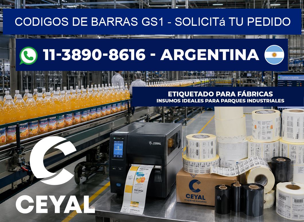 codigos de barras gs1 – Solicitá tu pedido