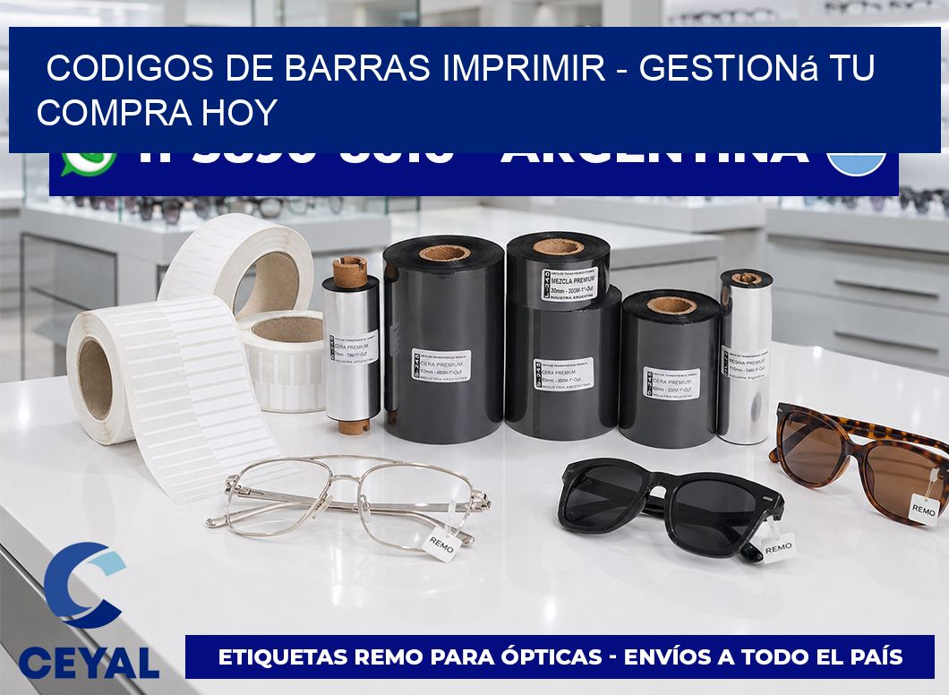 codigos de barras imprimir - Gestioná tu compra hoy