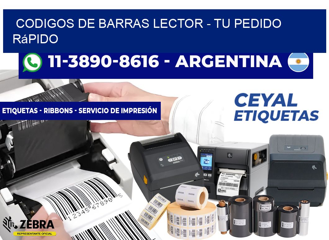 codigos de barras lector – Tu pedido rápido