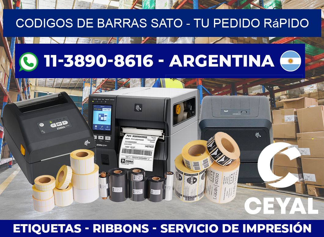 codigos de barras sato - Tu pedido rápido