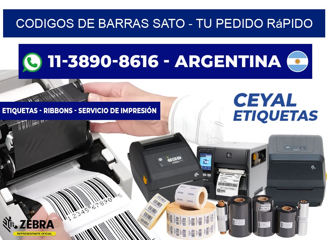 codigos de barras sato - Tu pedido rápido