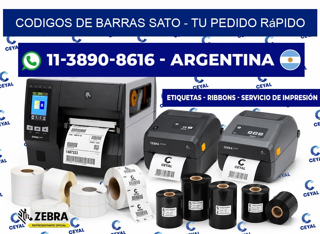 codigos de barras sato - Tu pedido rápido
