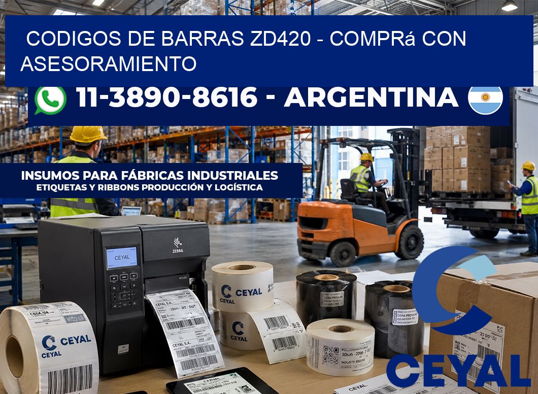 codigos de barras zd420 - Comprá con asesoramiento