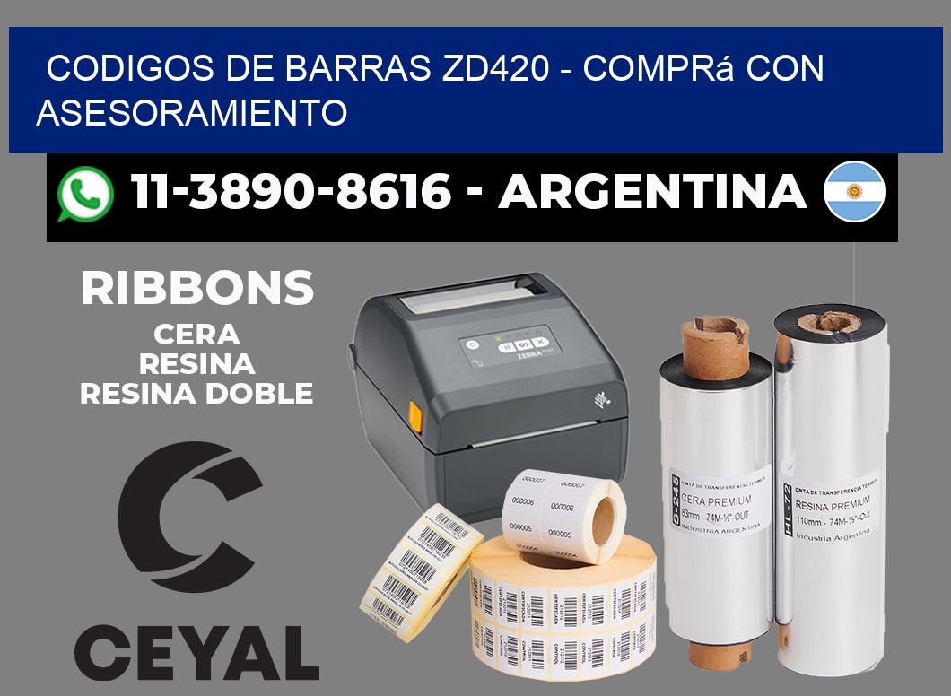 codigos de barras zd420 - Comprá con asesoramiento