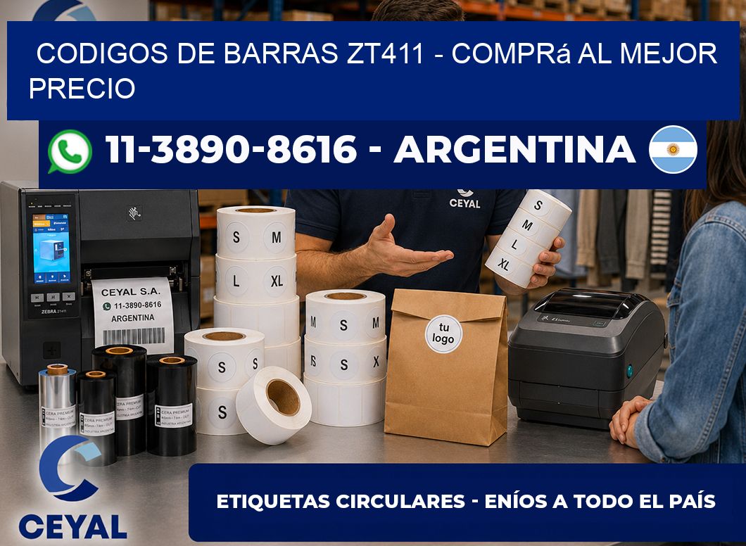 codigos de barras zt411 - Comprá al mejor precio