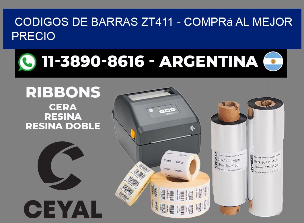 codigos de barras zt411 - Comprá al mejor precio