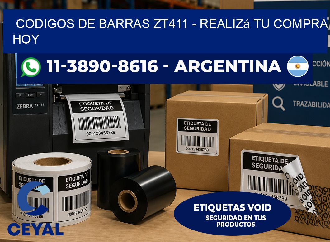 codigos de barras zt411 - Realizá tu compra hoy