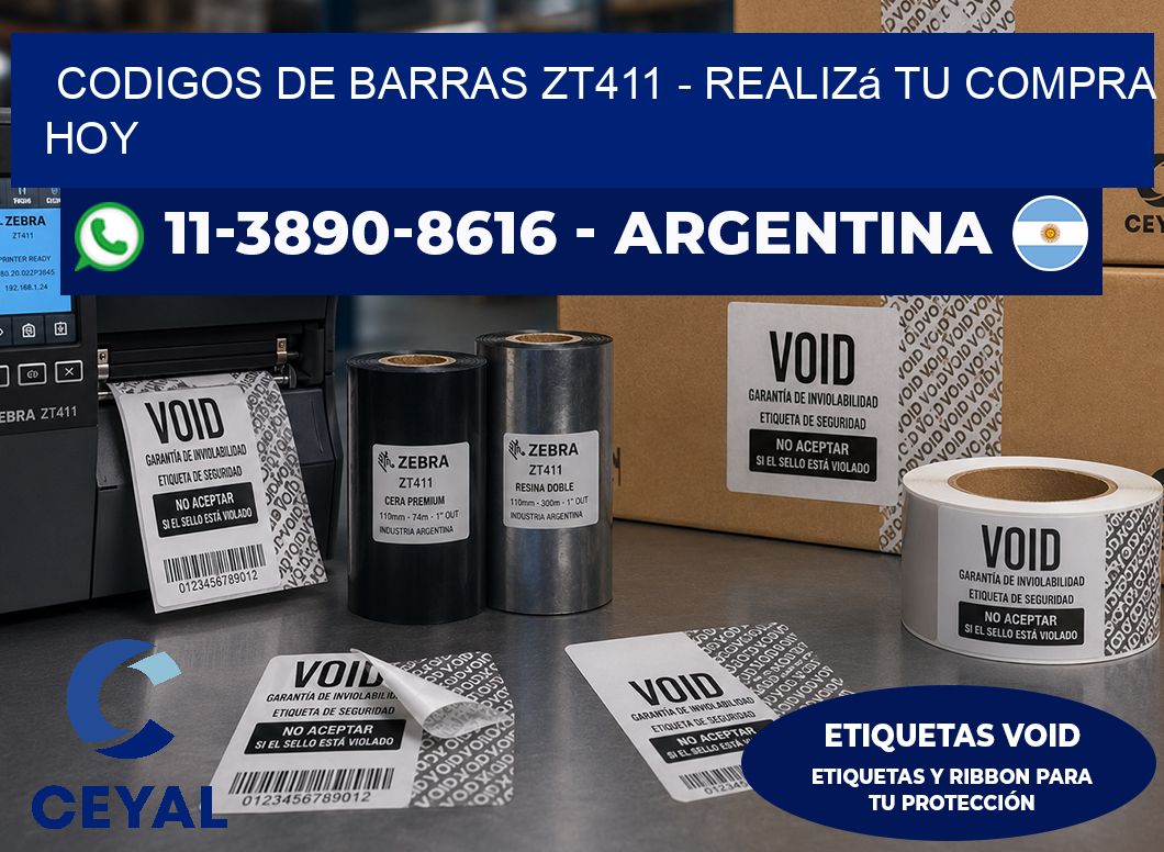 codigos de barras zt411 - Realizá tu compra hoy