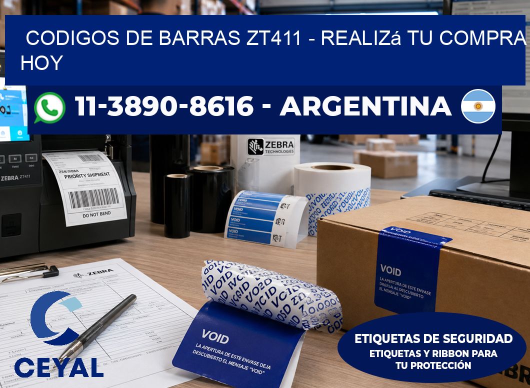 codigos de barras zt411 – Realizá tu compra hoy