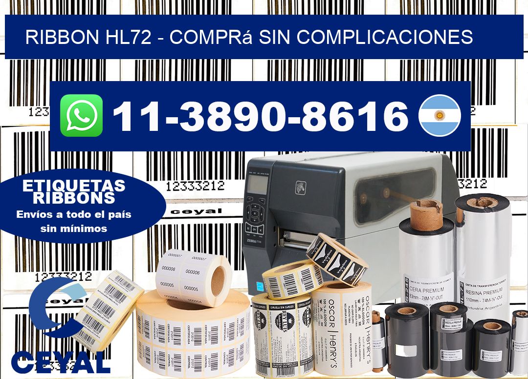 ribbon hl72 - Comprá sin complicaciones